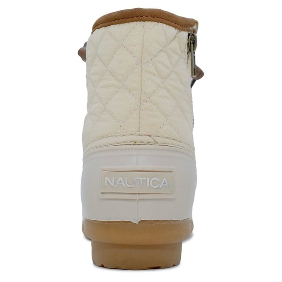 Nautica Quilted Wooley Duck Boots Waterproof Winter Snow / Rain Booties - Picture 6 of 16